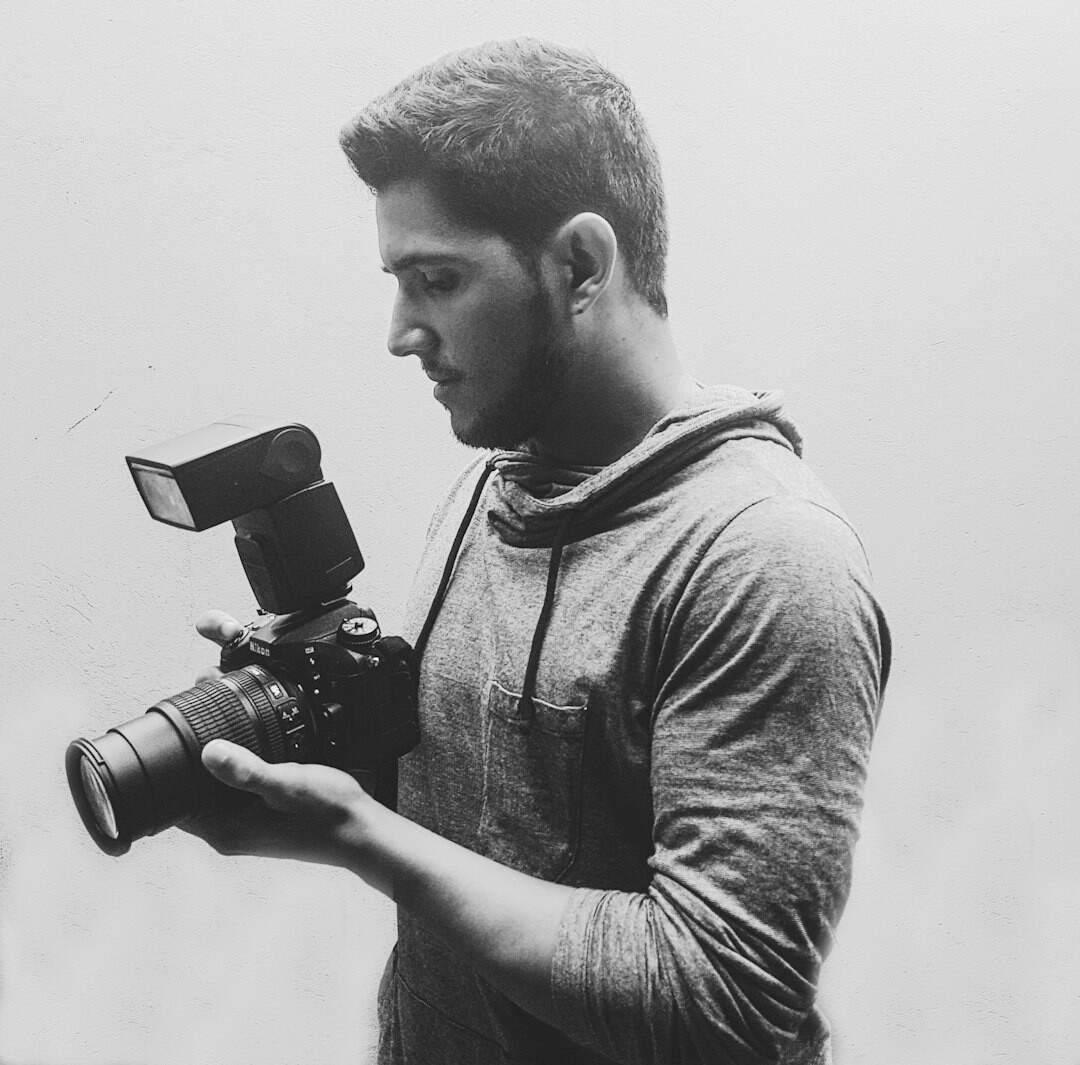 Professional Turkish male cinematographer in his early 30s