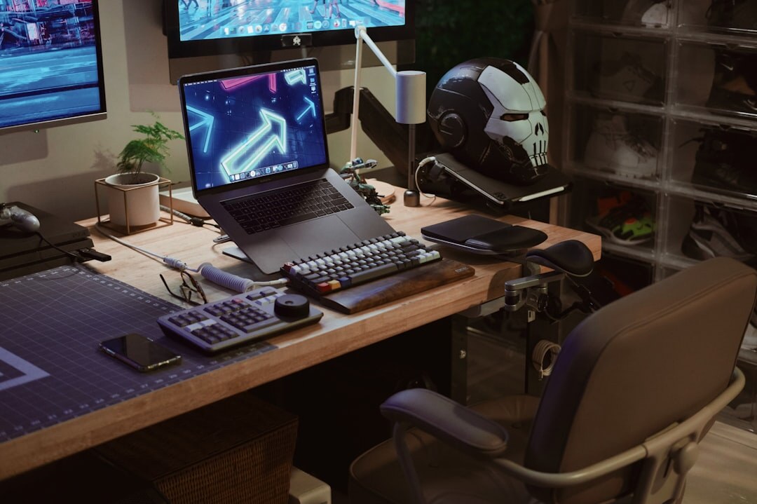 Modern video production studio reception and workspace